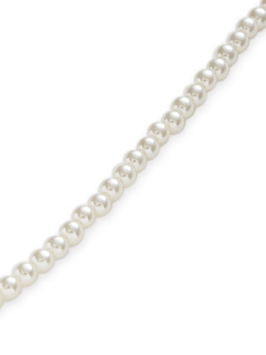 Mila Owen「メタルリングパールロングネックレス」|ネックレス|