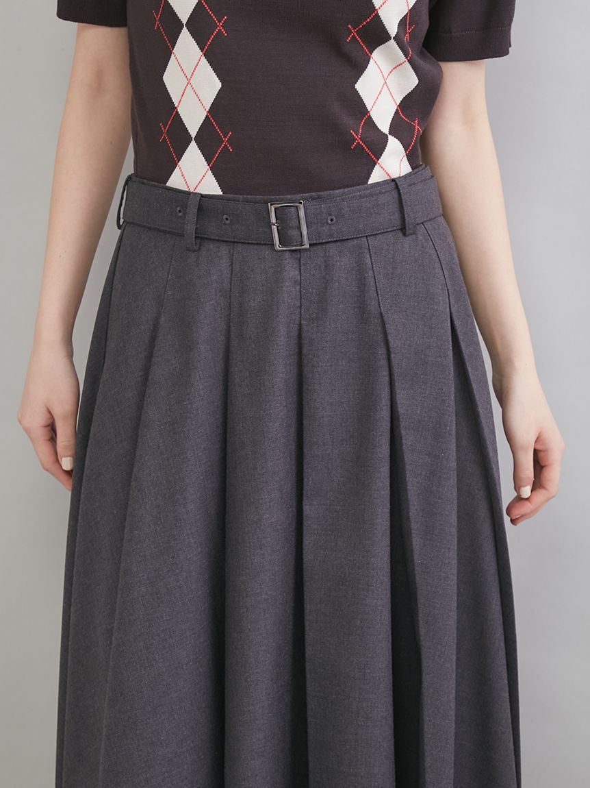 Mila Owen「プリーツスカートニットドッキングワンピース」|ワンピース|