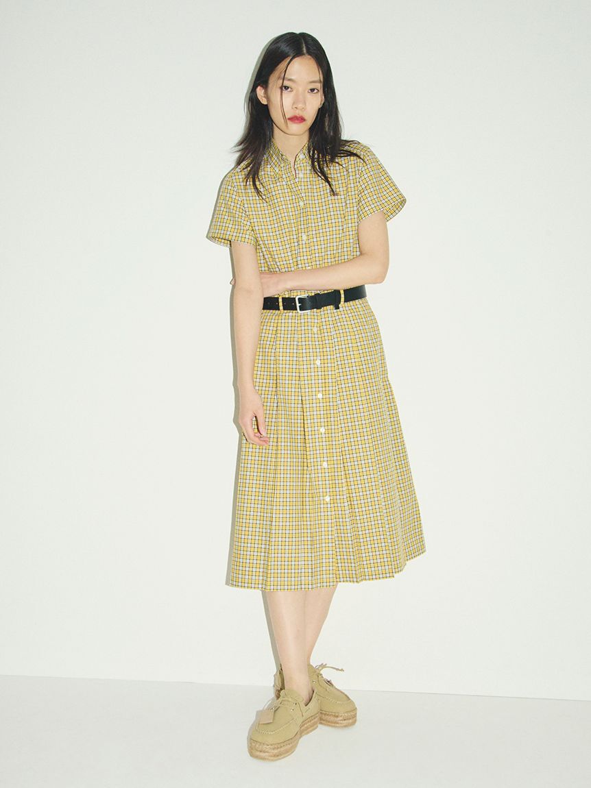 Mila Owen「プリーツシャツワンピース」|ワンピース|YEL