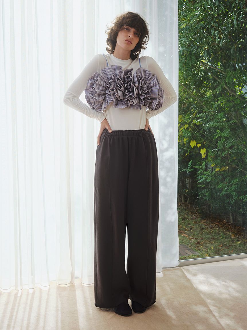 emmi atelier「バンブーロングスリーブカットソー」|Tシャツ・カットソー|