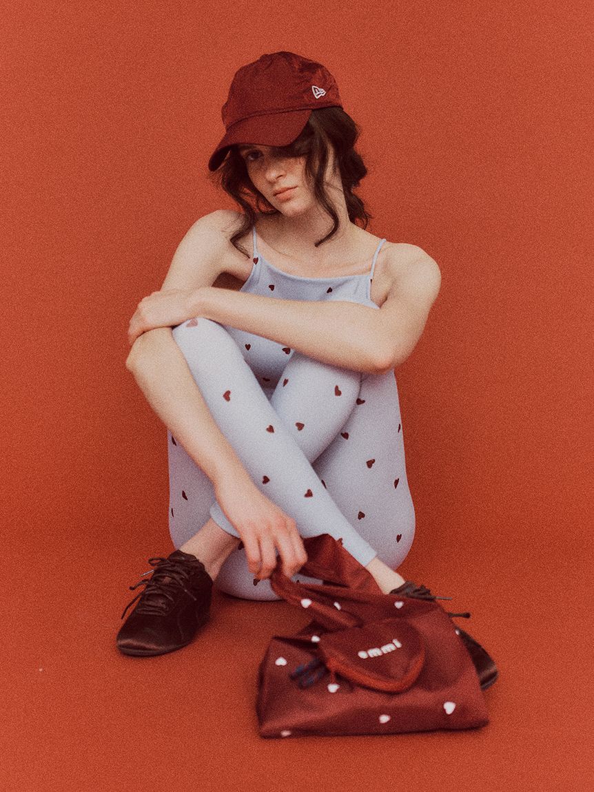 emmi yoga「【HEART】 ハートパターンレギンス/UVカット/接触冷感」|その他|