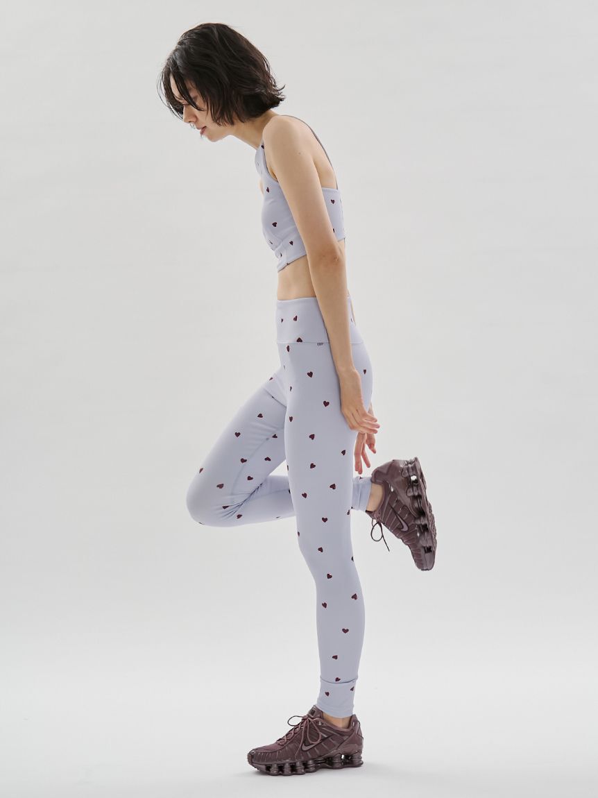 emmi yoga「【HEART】 ハートパターンレギンス/UVカット/接触冷感」|その他|