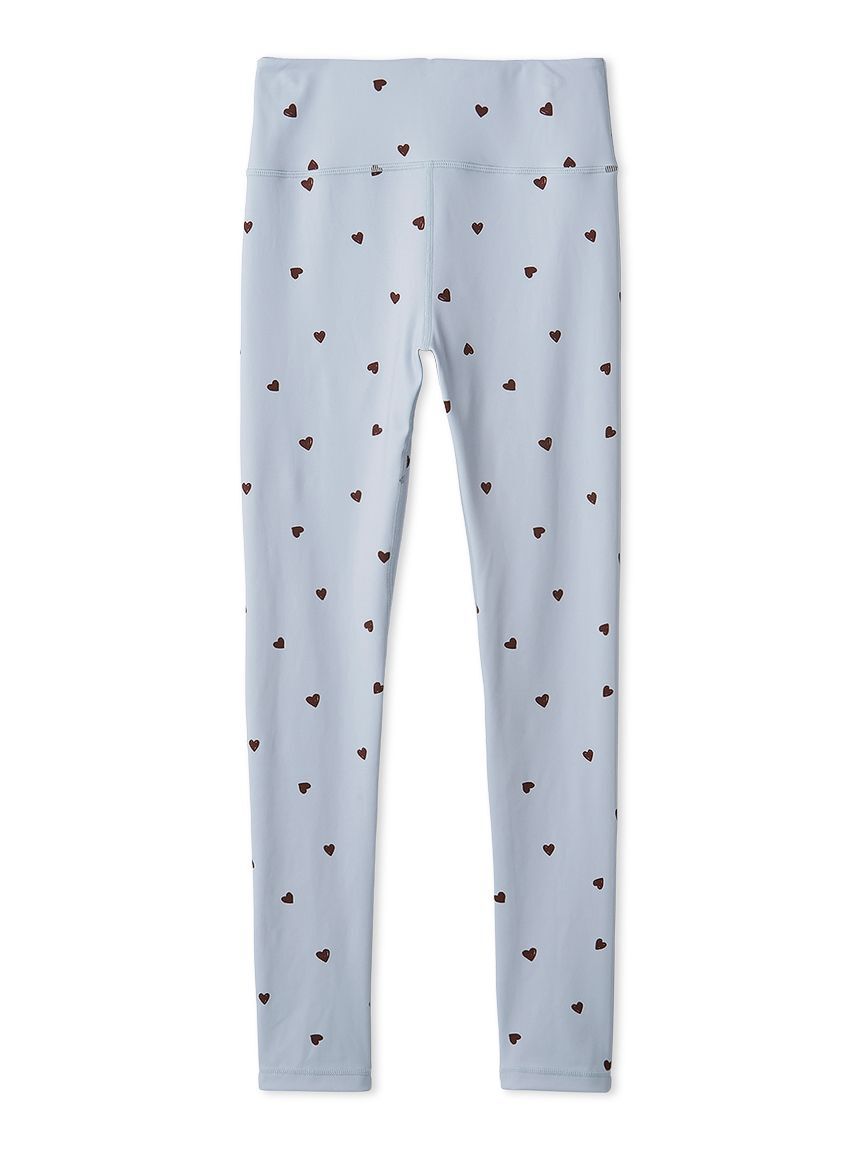 emmi yoga「【HEART】 ハートパターンレギンス/UVカット/接触冷感」|その他|