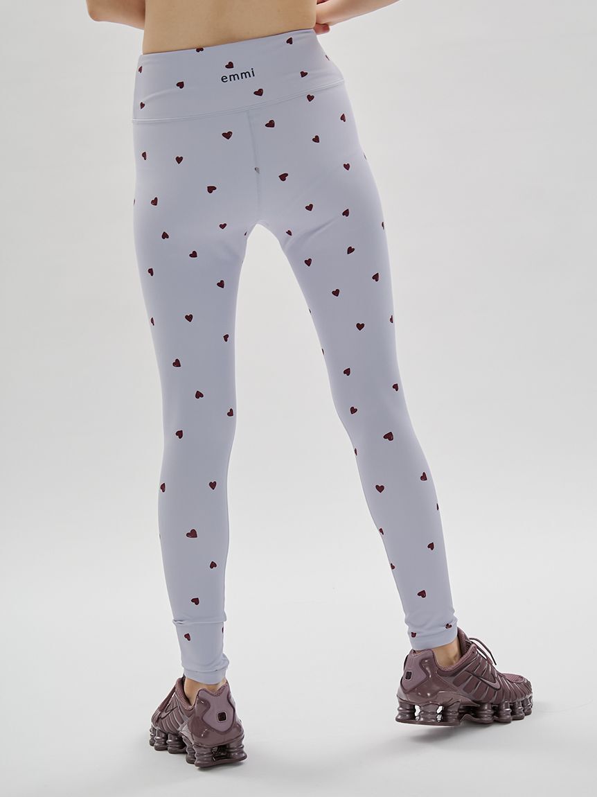 emmi yoga「【HEART】 ハートパターンレギンス/UVカット/接触冷感」|その他|