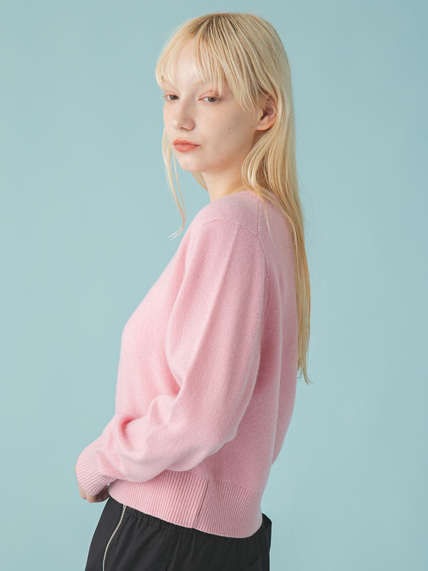 FURFUR「ロゴ刺繍クルーネックセーター」|ニット・セーター|