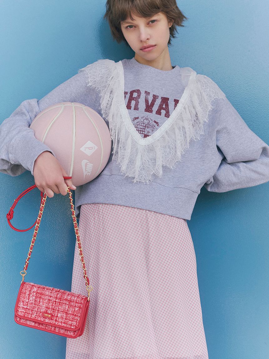 FURFUR「リメイクデザインフリルスウェット」|スウェット・ジャージ|