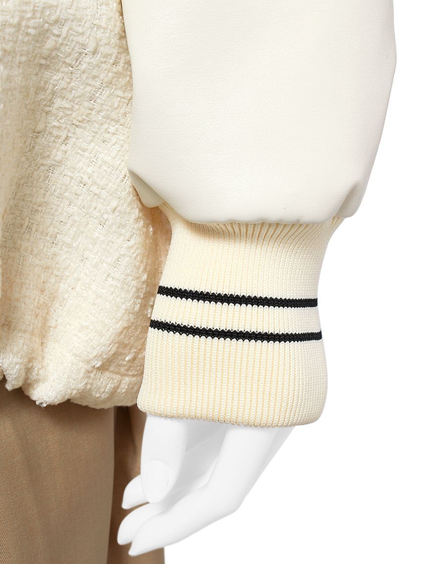 FURFUR「2WAYツイードスタジャン」|ブルゾン・スタジャン|