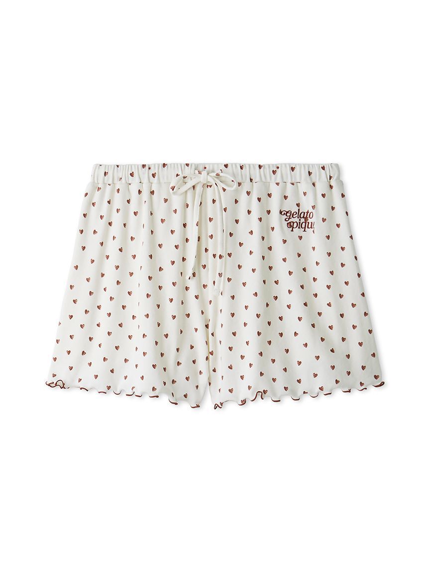 gelato pique「針抜きハート柄ショートパンツ」|ルームウェア|