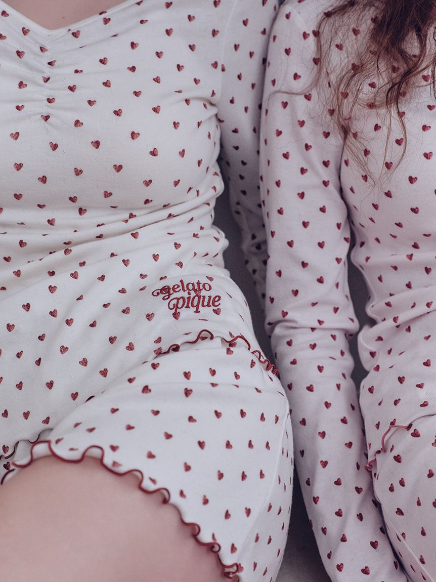 gelato pique「針抜きハート柄ショートパンツ」|ルームウェア|