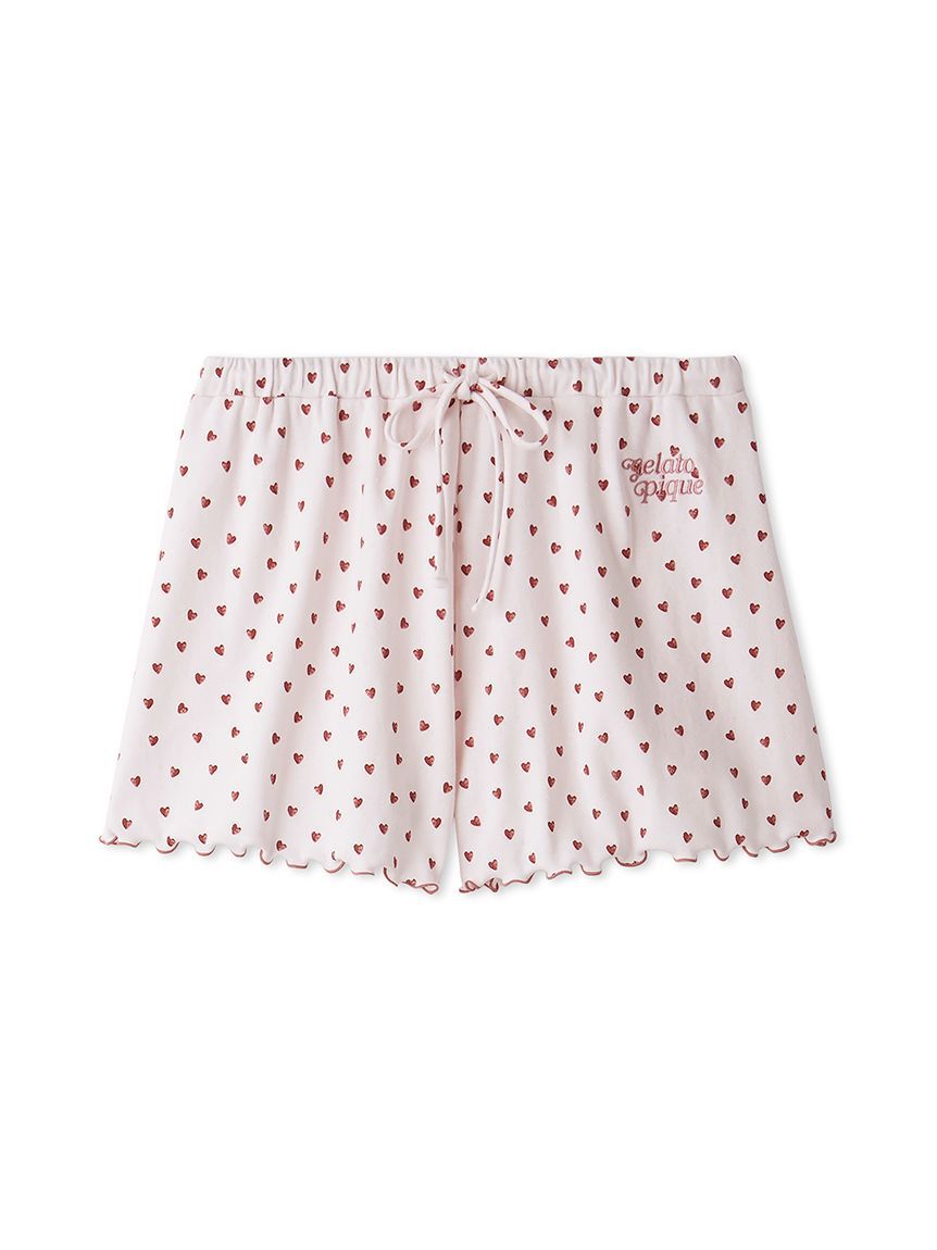 gelato pique「針抜きハート柄ショートパンツ」|ルームウェア|PNK