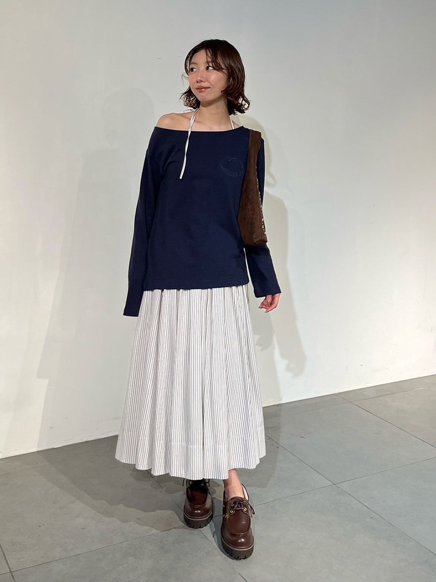 LILY BROWN「フラワーネームトップス」|Tシャツ・カットソー|