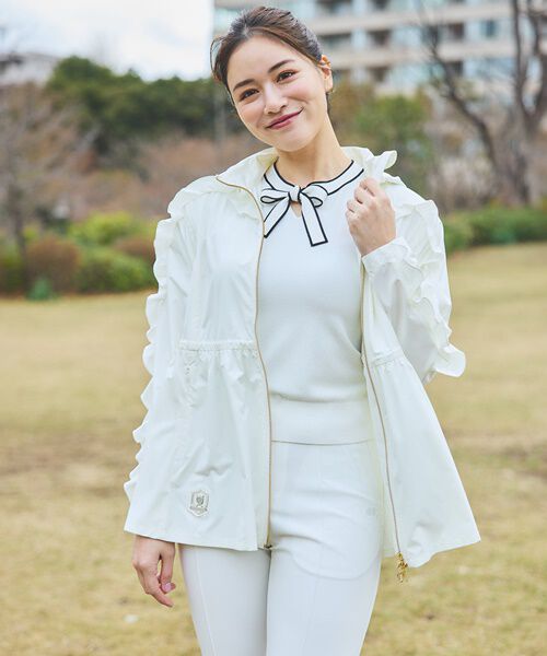 CELFORD「【CELFORD GOLF】ロゴポイントボウタイニットプルオーバ」|その他|