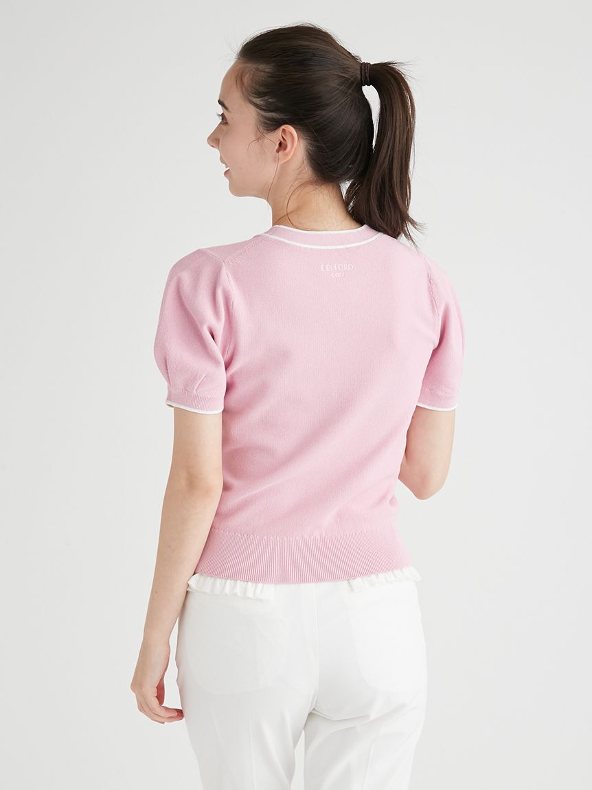 CELFORD「【CELFORD GOLF】ロゴポイントボウタイニットプルオーバ」|その他|