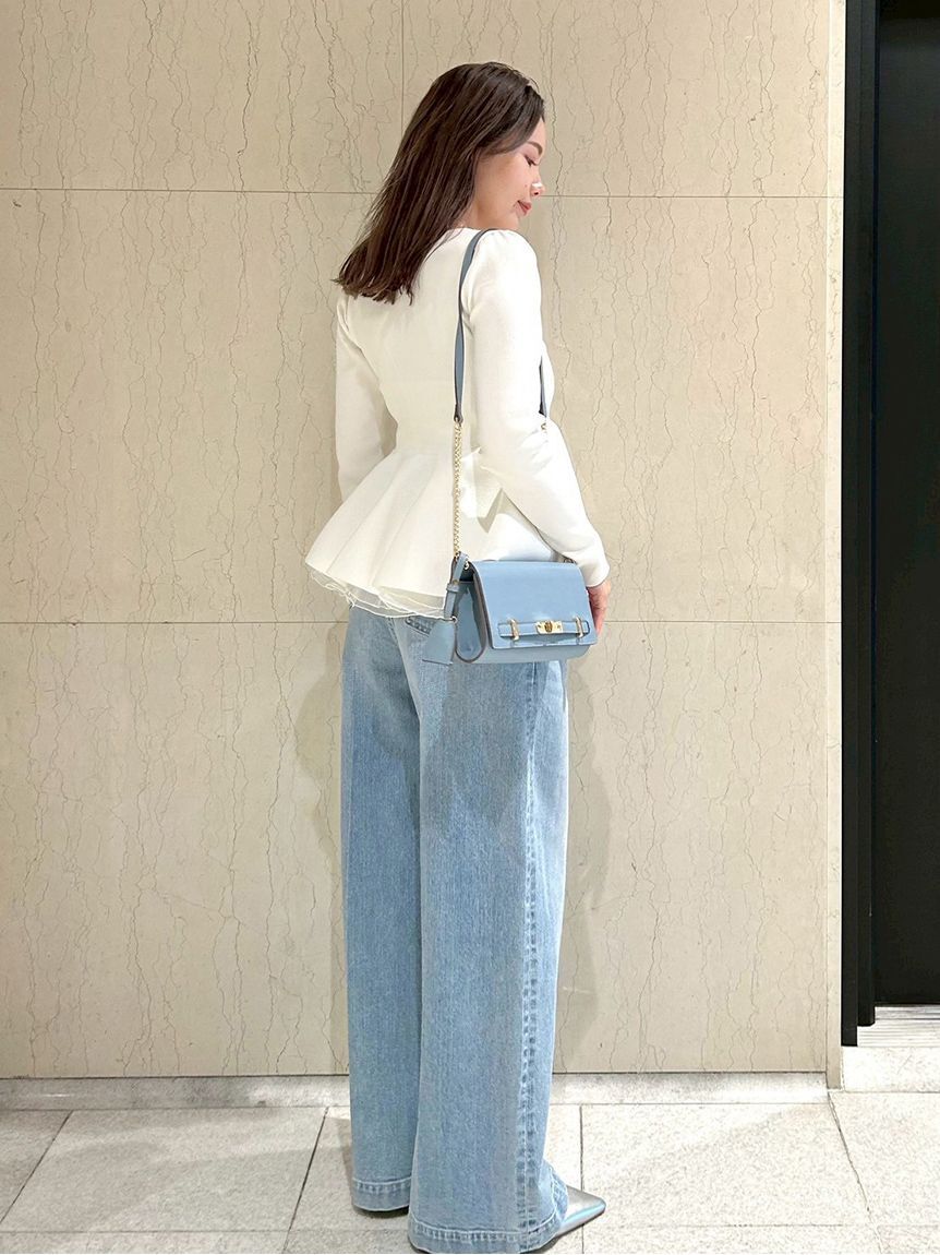 CELFORD「ペプラムドッキングニットプルオーバー」|ニット・セーター|