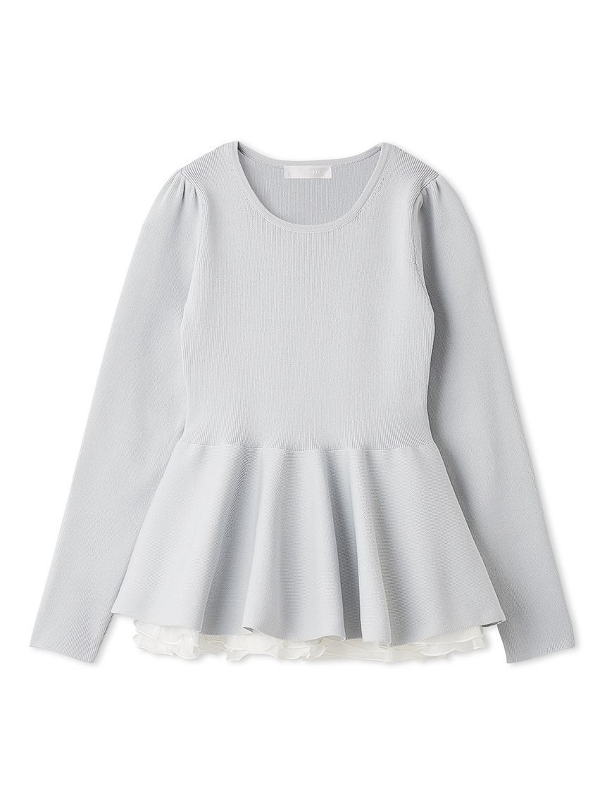 CELFORD「ペプラムドッキングニットプルオーバー」|ニット・セーター|