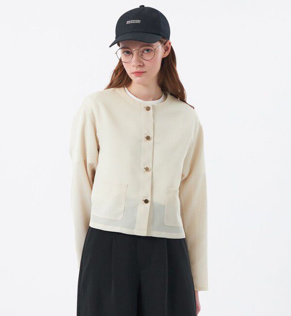 MACKINTOSH PHILOSOPHY「ROYTONジャケット」|ブルゾン・スタジャン|オフホワイト