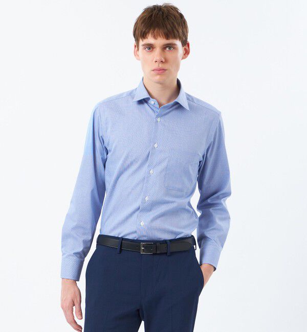 MACKINTOSH PHILOSOPHY「オックス/ストライプ/チェック/セミワイドシャツ」|シャツ・ブラウス|ハウンドトゥース