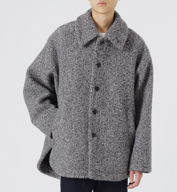  「【UNISEX】ブラッシュドループボアブルゾン」|ブルゾン・スタジャン|