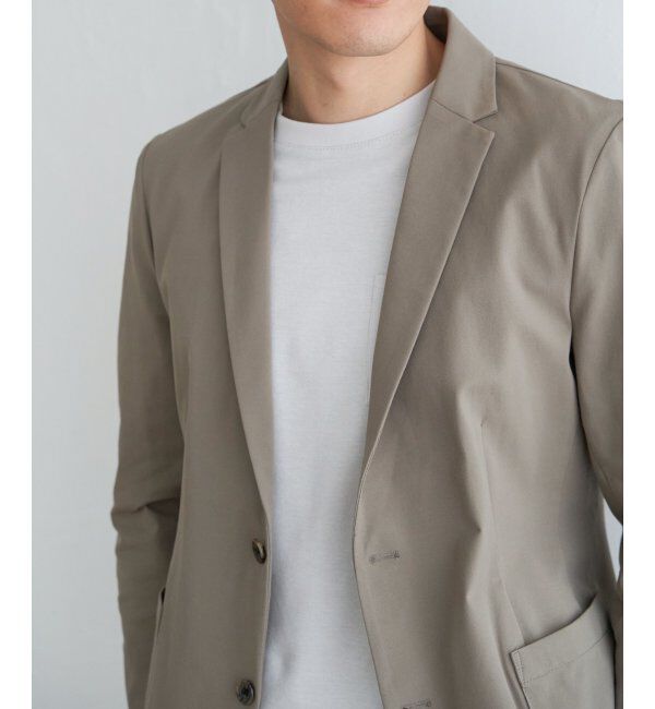 IKKA LOUNGE「【セットアップ対応】GOKU楽ワーク 速乾鹿の子ジャケット」|テーラードジャケット|