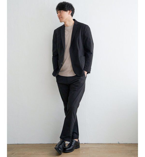 IKKA LOUNGE「【セットアップ対応】GOKU楽ワーク 速乾鹿の子ジャケット」|テーラードジャケット|