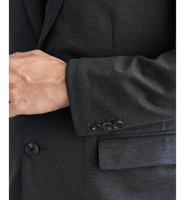 IKKA LOUNGE「ＢＬＫバーズアイカノコＪＫＴ」|テーラードジャケット|