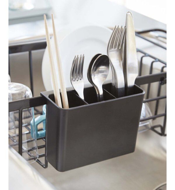 Lbc with Life「伸縮水切りワイヤーBK タワー」|食器・キッチングッズ|