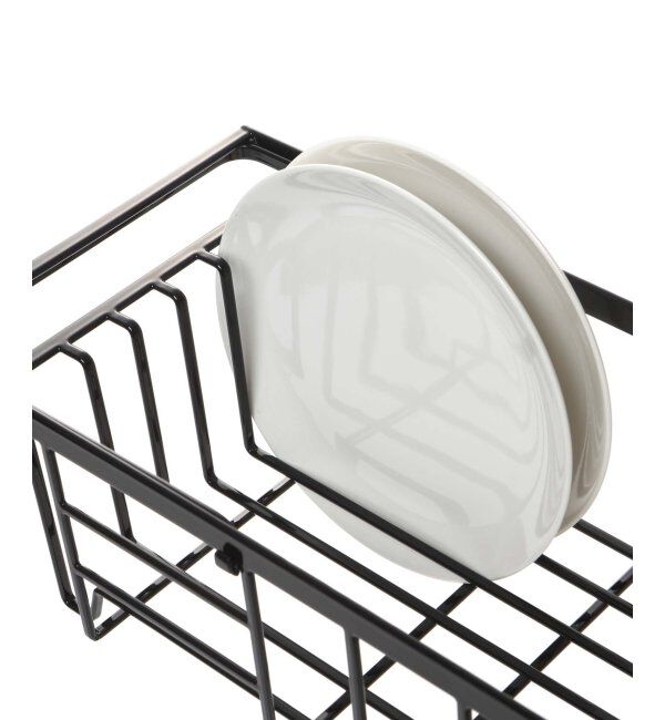 Lbc with Life「伸縮水切りワイヤーBK タワー」|食器・キッチングッズ|