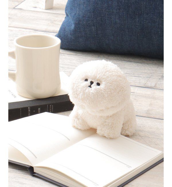 Lbc with Life「PLUFFY マスコット モコモコ」|クッション・クッションカバー|ホワイト