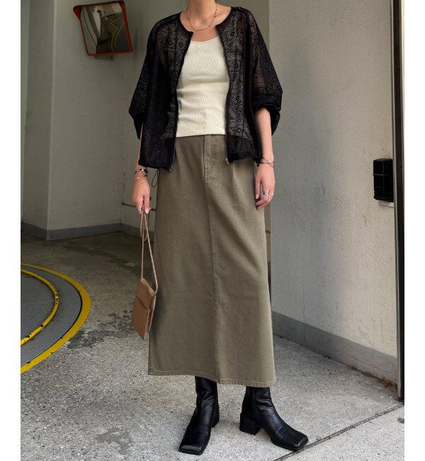 Lbc with Life「レースジップ6分ブルゾン」|ブルゾン・スタジャン|