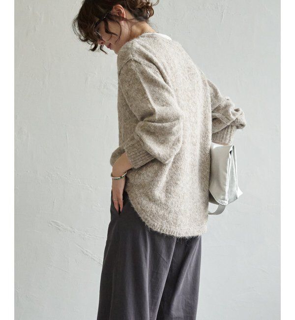 Lbc with Life「モヘヤタッチラウンドヘムPO」|カーディガン|