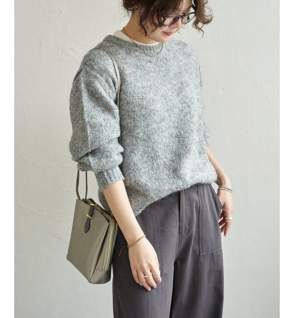 Lbc with Life「モヘヤタッチラウンドヘムPO」|カーディガン|