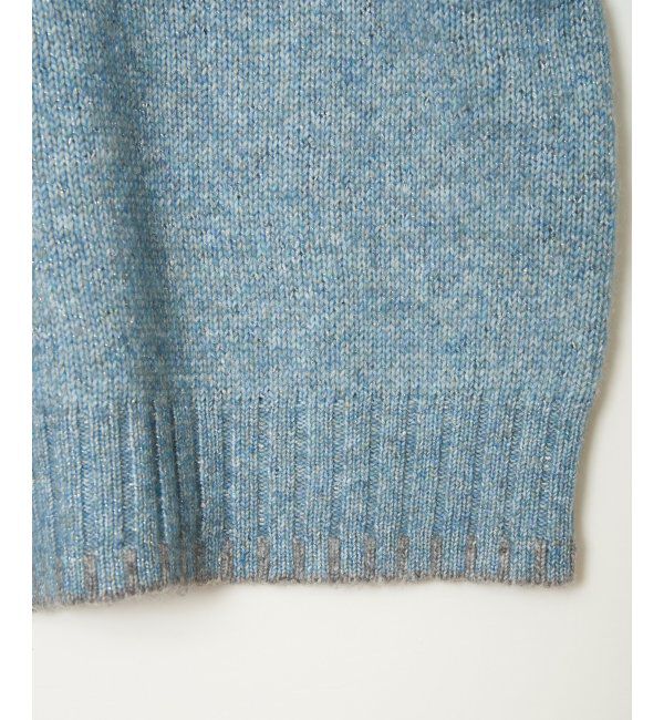 Lbc with Life「ラメノットヤーンハイショクニットPO」|カーディガン|