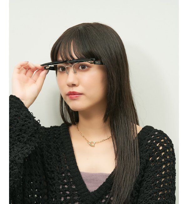  「Zoff｜メガネ｜伊達・度付きメガネ｜読書｜FLIPUP(跳ね上げ式) レンズ交換券付」|メガネ|