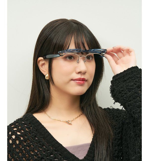  「Zoff｜メガネ｜伊達・度付きメガネ｜読書｜FLIPUP(跳ね上げ式) レンズ交換券付」|メガネ|