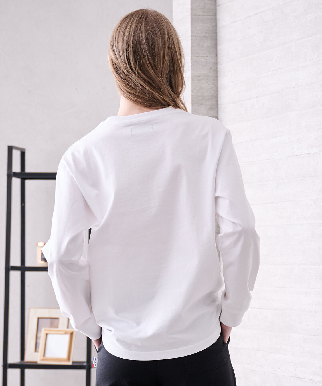 PAUL&JOE「ヌネット＆ジプシーワッペン　コットンロングTシャツ」|ルームウェア|