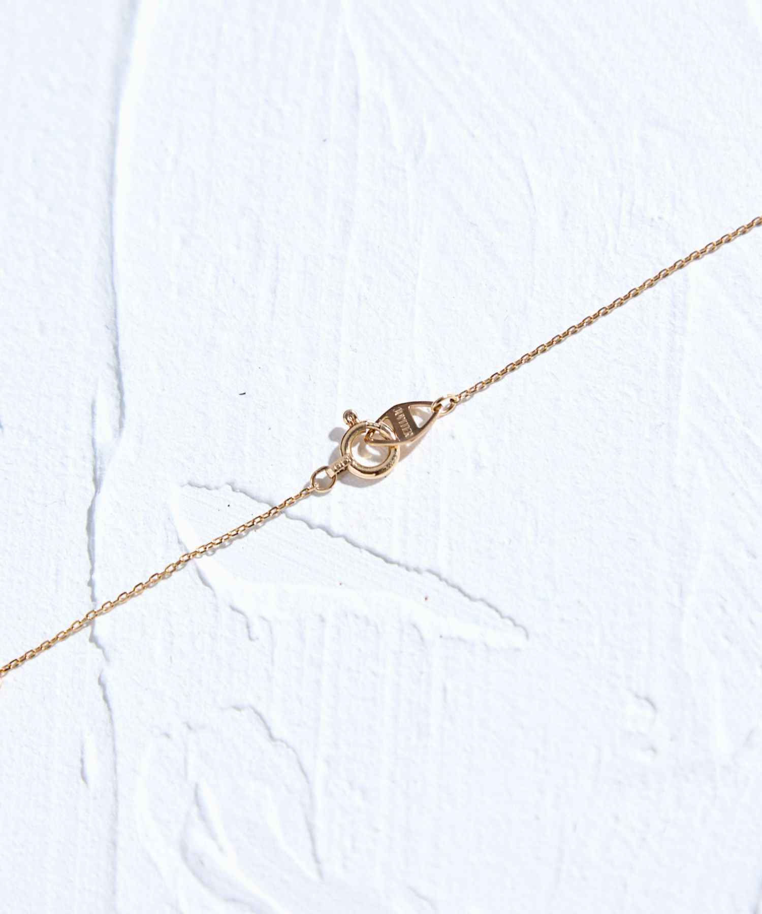 JUPITER「【K10】バテイダイヤモンドネックレス<全長約40.5cm(調節した時の長さ37㎝)>」|ネックレス|