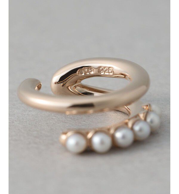 ete「パール ピークカフ」|イヤーカフ|