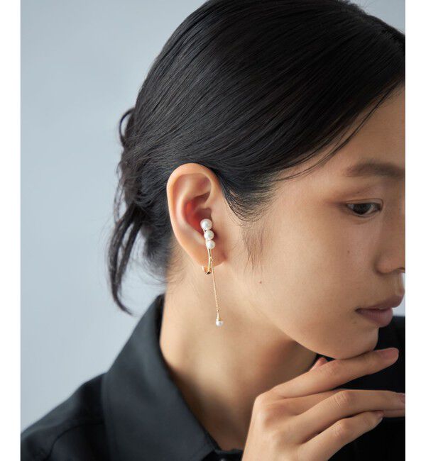 Jouete「[インイヤーカフス] パール チェーン」|イヤーカフ|