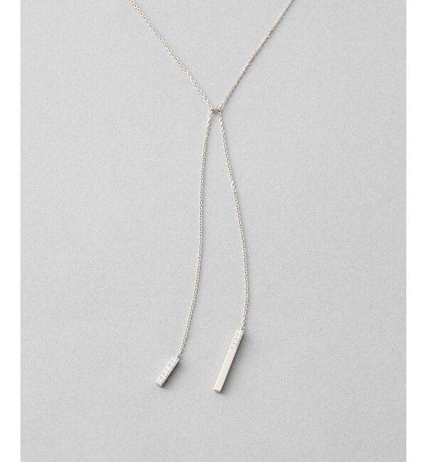 Jouete「[ラリエット] ジルコニア」|ネックレス|シルバー