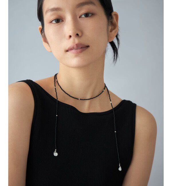 Jouete「[ラリエット] パール&times;ビーズ」|ネックレス|