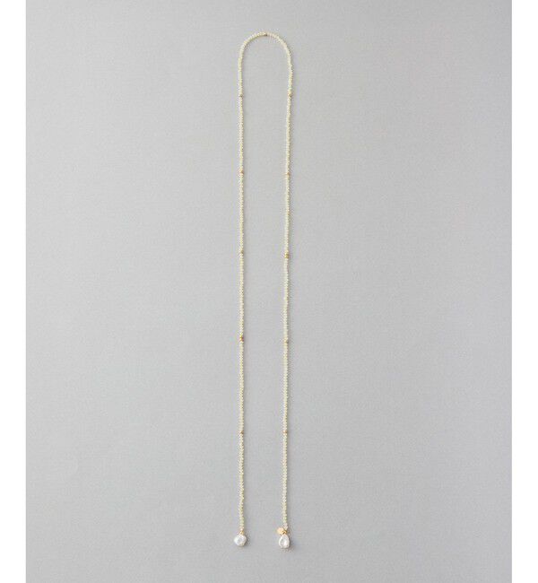 Jouete「[ラリエット] パール&times;ビーズ」|ネックレス|