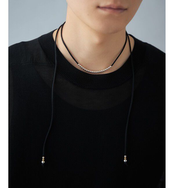 Jouete「[コードネック] ビーズ コンビカラー」|ネックレス|