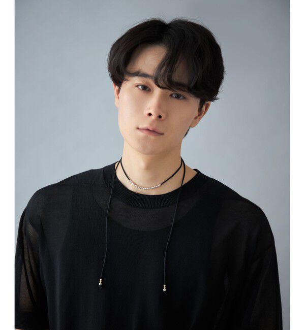 Jouete「[コードネック] ビーズ コンビカラー」|ネックレス|