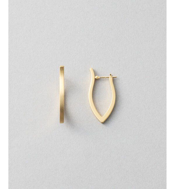 Jouete「[ラップピアス] リーフ」|ピアス|イエローゴールド