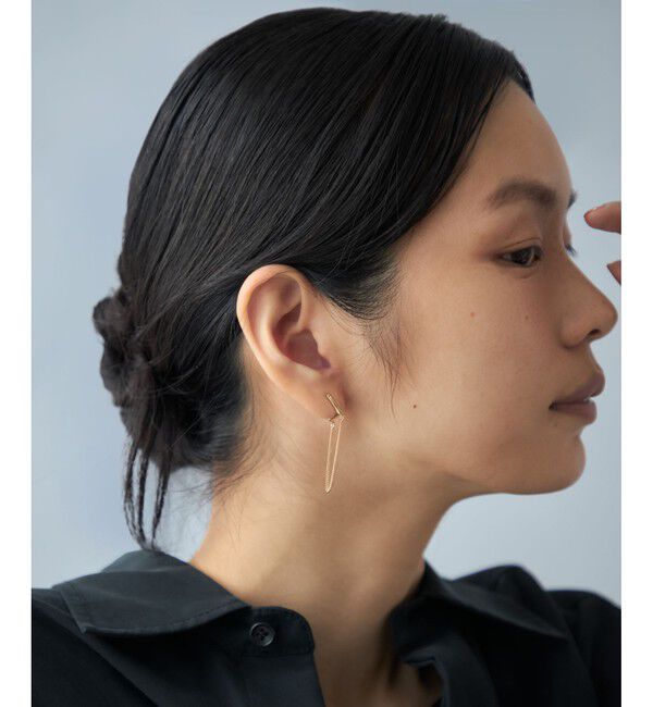 Jouete「[プッシュイヤリング] チェーン」|イヤリング|