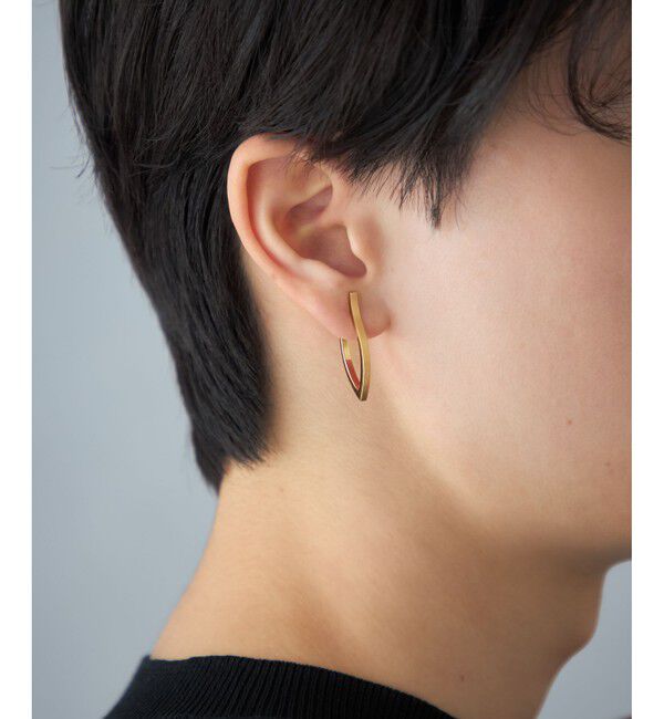 Jouete「[プッシュイヤリング] リーフ」|イヤリング|