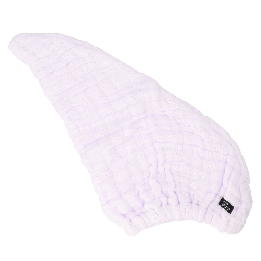 BACKYARD FAMILY「ヘアキャップ タオルキャップ 通販 日本製 国産 ヘアタオル ナイトキャップ 大人 スイミング」|タオル|パープル1