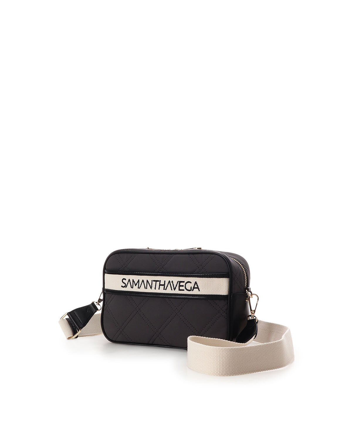 Samantha Vega「ロゴテープキルティングショルダーバッグ」|ショルダー・メッセンジャー|