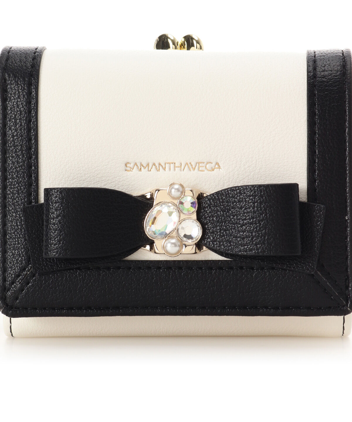 Samantha Vega「ジュエルリボン折財布」|財布|