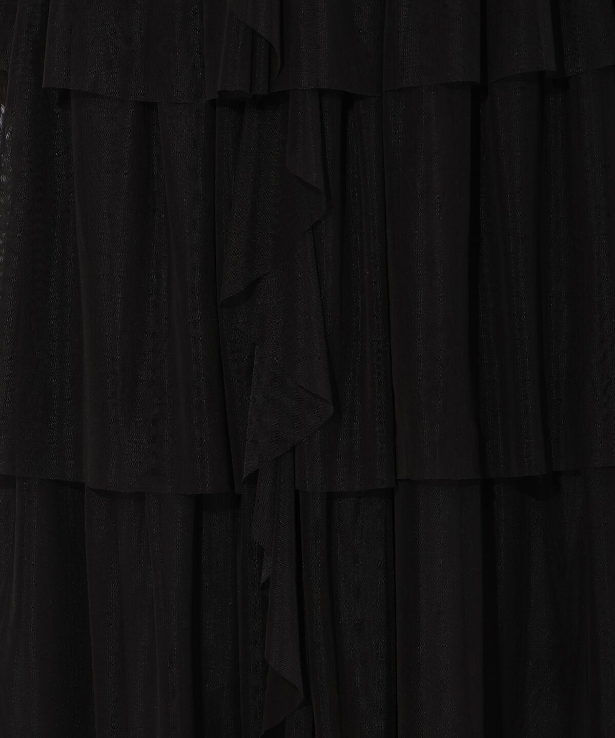 アンドクチュール「チュールティアードスカート」|フレア|